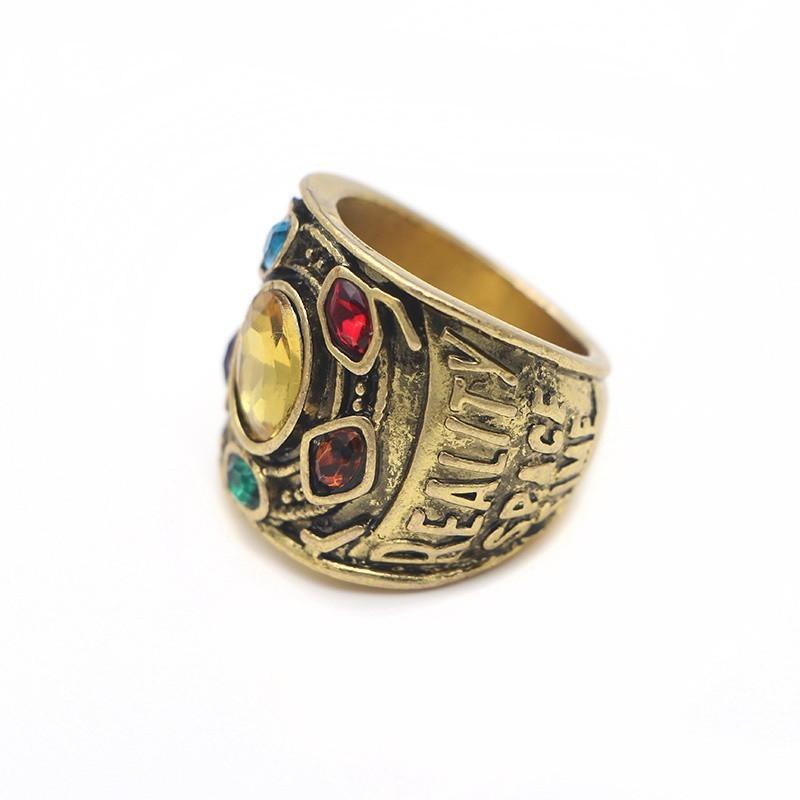 Marvel Мстители Бесконечная война Танос Gauntlet Power Ring Ювелирное украшение Косплей
