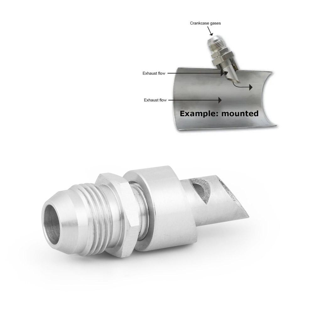 Stainless Steel Exhaust Vacuum Kit Catch Can Vent E-VAC Scavenger Kit includes T304 SS E-VAC fitting