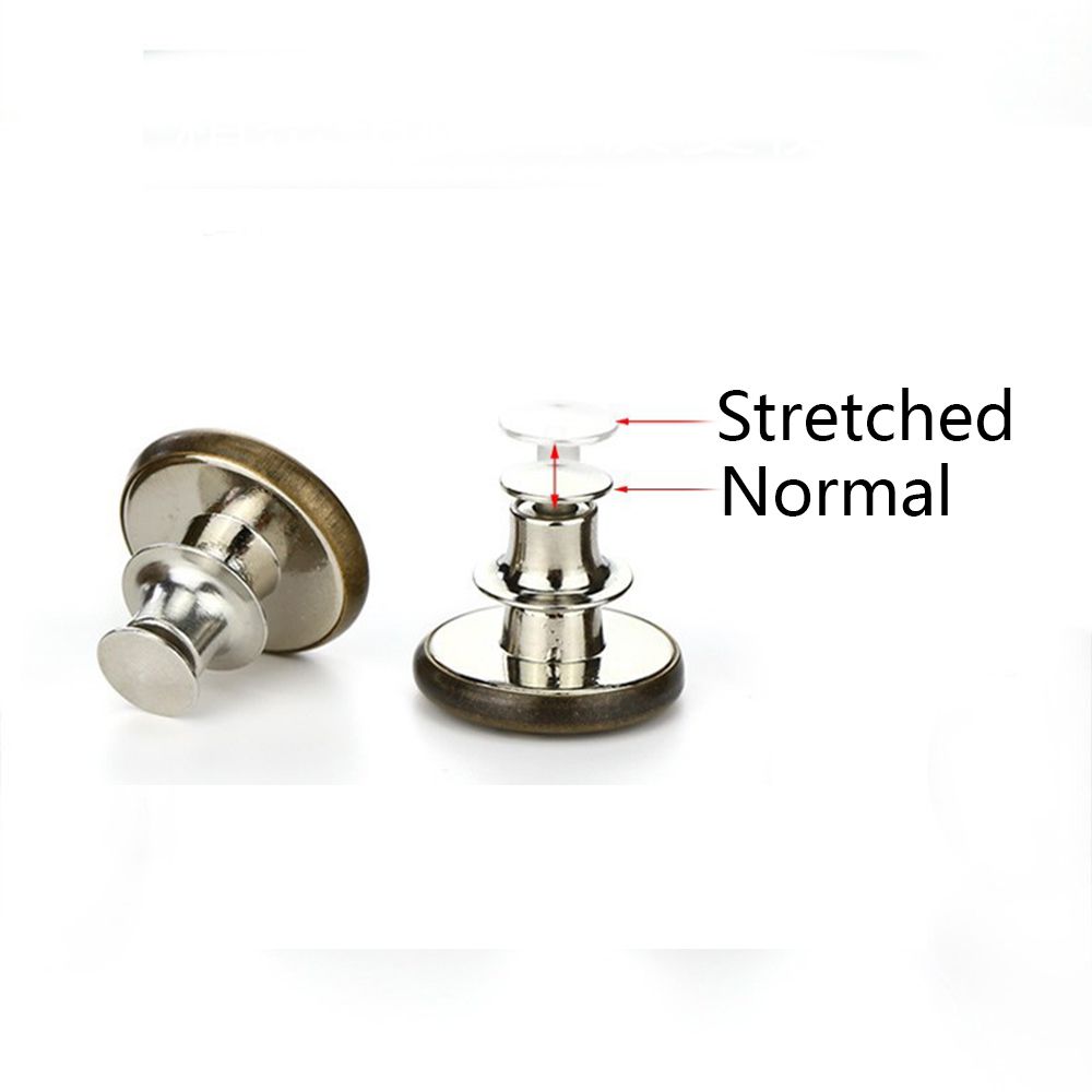 Apparel Sewing Reduces Inch Removable Pants Buttons Buttons For Jeans Fit Instant Jean Button Pins
