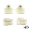 BWR46+BWR5022 Window Regulator Slider Sash Clips Front Left for Pontiac Grand Am Sunfire Alero Cutlass 6 Cavalier Malibu 1350126