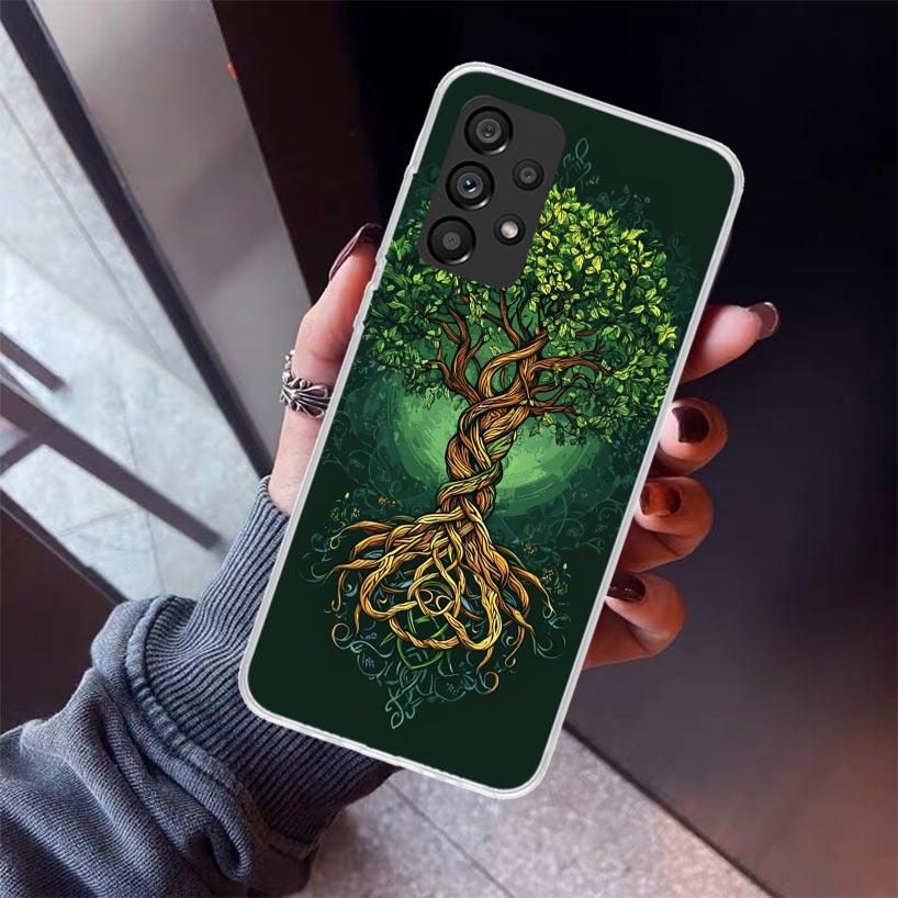 Tree of Life Space Phone Case For Samsung Galaxy A52 A51 A50S A32 A22 A12 A02S A72 A71 A31 A70 A30S Note 20 Ultra 10 Plus S10 Ga