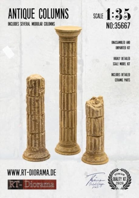 RT Diorama Antique Column Diorama Scene Model Kit RTD35667 1/35