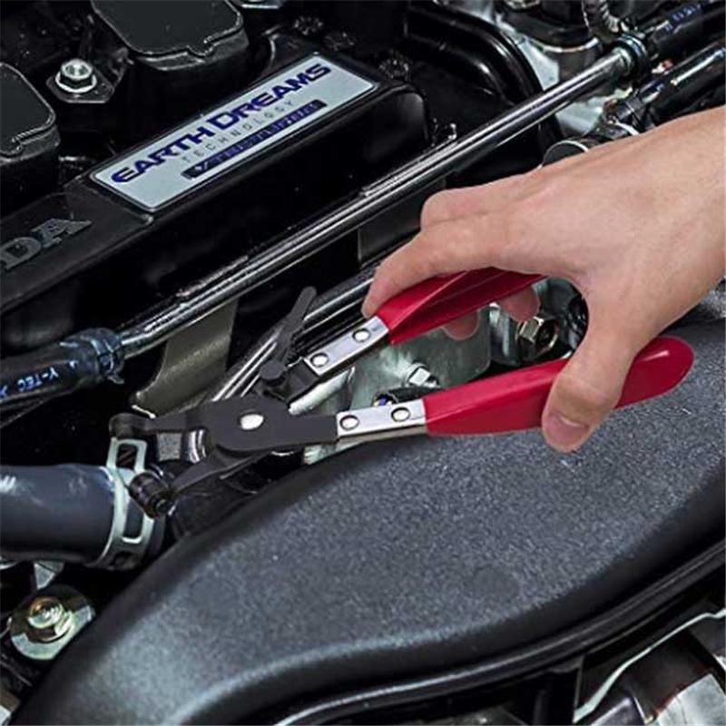 Straight Bent Throat Tube Clamps Car Plumbing Clamp Pliers Maintenance Tools KTY