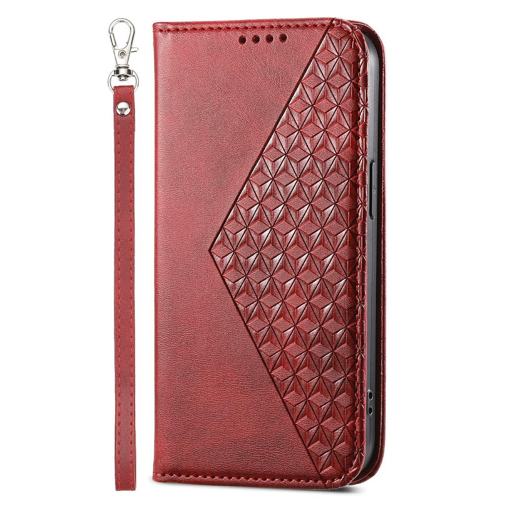 For Realme 12 5G/12x 5G Case Rhombus Imprinted Leather Cell Phone Cases Wholesale