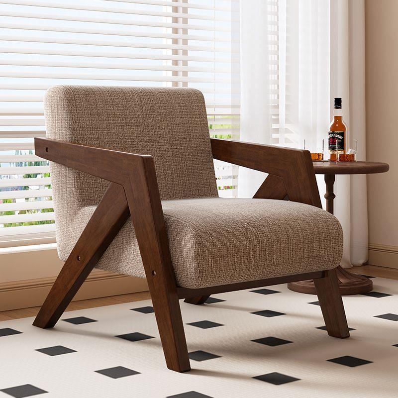 Nordic Retro High-End Single Sofa Chair for Living Room, Balcony, Hotel Reception, Cafe