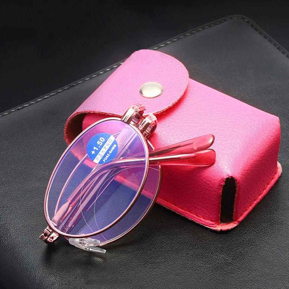 Hyperopia Eyewear Folding Reading Glasses With Glasses Case Anti Blue Light Presbyopia Eyeglasses