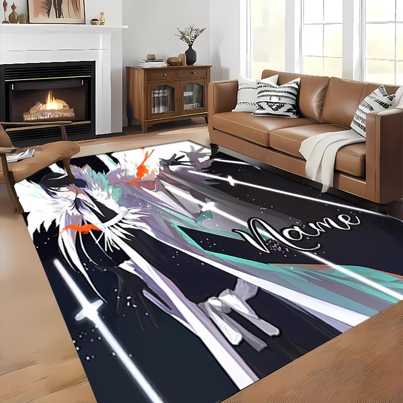 Custom personalization Byakuya Kuchiki Area Rug - Perfect For Kitchen, Bathroom,Laundry Room Decor Large Size Available,Gift All Seasons