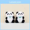 Adorable Panda Plush Toy Hanging Ornament Cute Stuffed Animal Gift For Kids