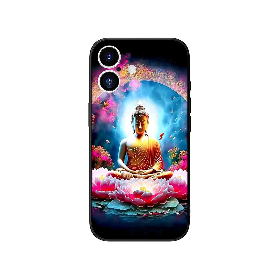Lord Buddha Wallpaper Lotus Flower Case for Motorola Moto Edge 70 60 Fusion 40 NEO 20 Pro G Stylus G56 G96 G71 G73 G42 G51 G52