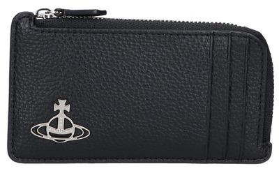 Чехол для проездного билета PU GRAIN BLACK [Vivienne Westwood] [item]