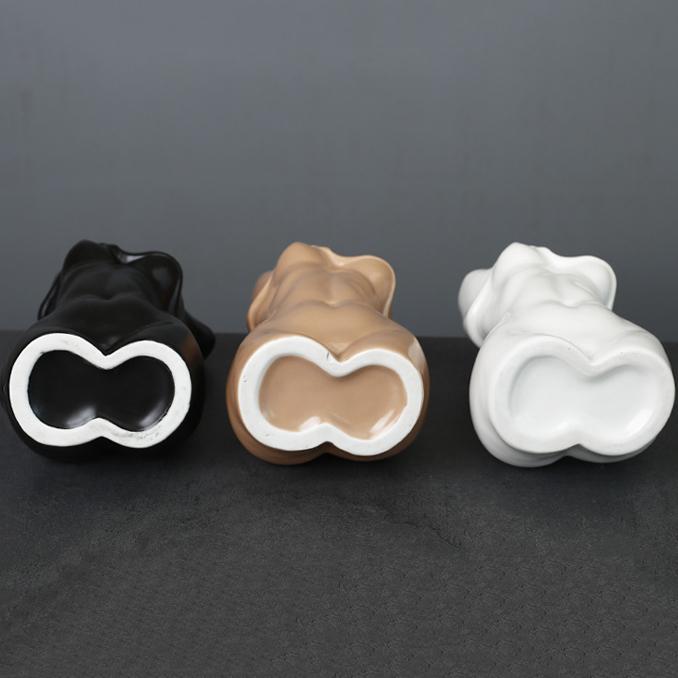 Креативная ваза для боди-арта, цветочная композиция в скандинавском стиле, домашний декор, украшение для гостиной, керамическая гидропонная ваза