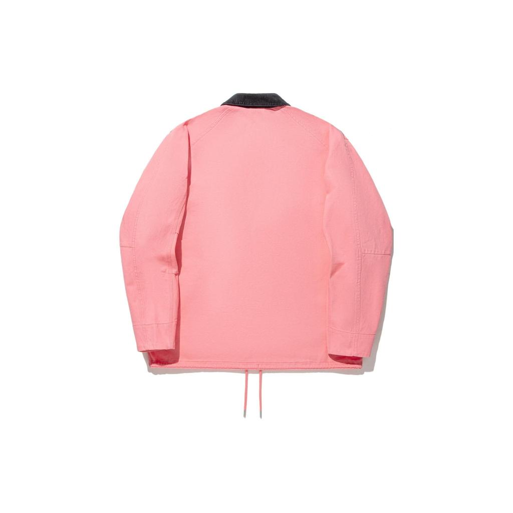 Li Ning Color Block свободная повседневная куртка мужская куртка персиково-розовый AFDU251-3