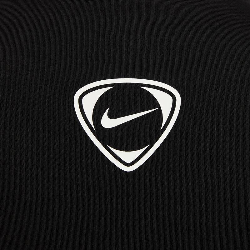Nike Total 90 Винтажная Повседневная Мягкая Футболка с Коротким Рукавом Мужские Топы Черный IB6033-010