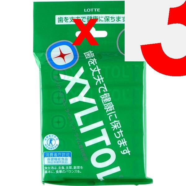 Lotte Ксилитовая камедь со вкусом лайма и мяты, тип зерна 21 г (14 зерен) 5 PackFood for Specified Health Use» признана C Food for Specified Health Use» признана C