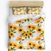 Nature Bedding Set For Bedroom Bed Home Floral Print with Sunflowers In a Field Summer Ga Duvet Cover Quilt Cover And Pillowcase