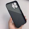 Чехол из углеродного волокна для iPhone 16 15 14 13 12 11 Pro Max Жесткая задняя крышка для iPhone X Xs Max Ультратонкая защита камеры