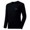 1107654 Super Merino Wool Round Neck Shirt Black L Size [Montbell] M.W. [Medium Thick] Men's