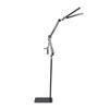 Double Head LED Floor Lamp Esthetician Light 3 Color Temperature Adjustable Brightness Eye Care