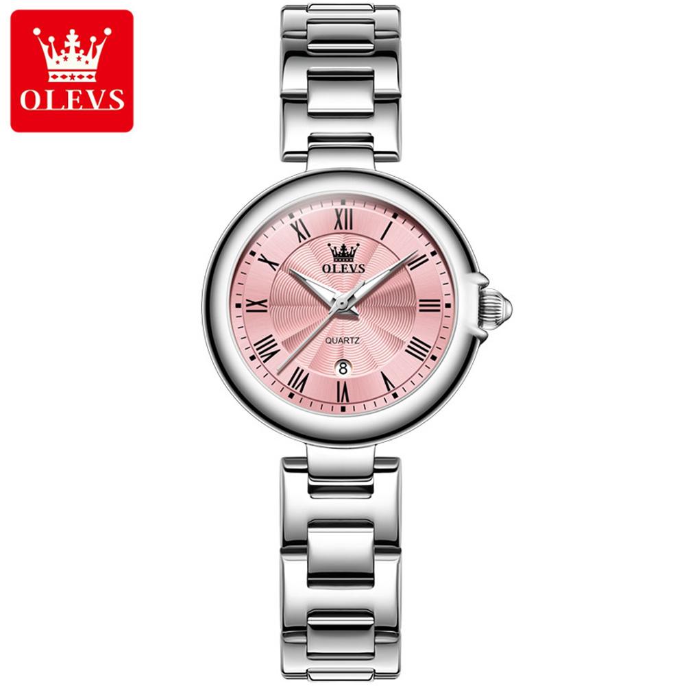 Элегантные часы для женщин, роскошные модные стальные водонепроницаемые кварцевые наручные часы для женщин Reloj De Mujer