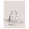 Pure Aesthetic Sweet Bow Decor Ladies Handbag, Luxury Texture Multiway Top Handle Crossbody Purse For Daily Matching