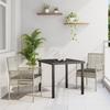VidaXL 3-Piece Garden Dining Set with Cushions Light Grey PE Rattan 3379898