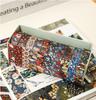 10 Rolls Kyoto Ukiyo-e Washi Tape Set Japanese Traditional Art Retro Wave Floral Pattern Masking Tape for Diary Album