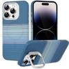 Case for iPhone 14 Pro Max, Frame Kickstand, for MagSafe, Moon Blue
