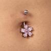 Stainless Steel Belly Button Rings Simple Body Piercing Jewelry Beach Navel Ring  For Women