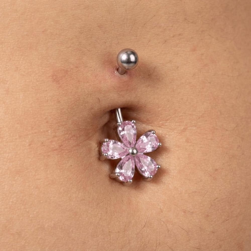 Stainless Steel Belly Button Rings Simple Body Piercing Jewelry Beach Navel Ring  For Women
