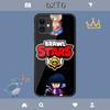 Мультяшный игровой чехол Brawl Stars для iPhone Samsung Galaxy Redmi Note S 17 16 15 14 13 20 24 25 54 Pro Max Ultra Fe Чехол из закаленного стекла