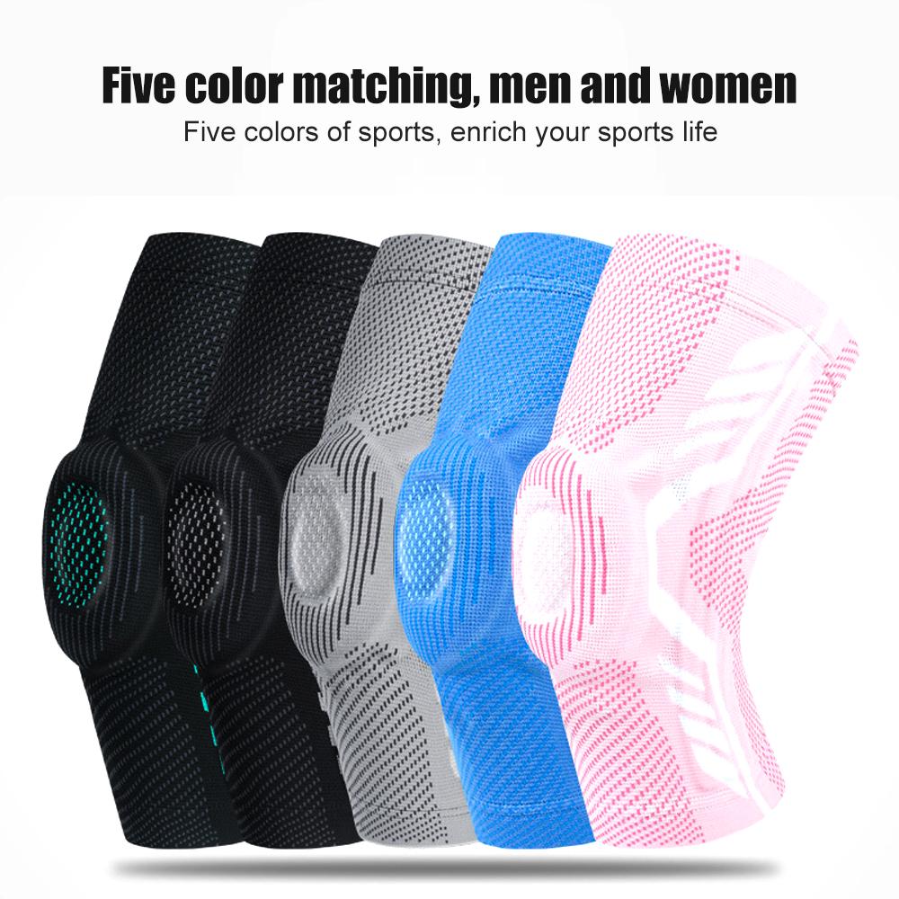 1 шт., наколенники, поддержка для мужчин и женщин, с гелевой подушечкой надколенника, боковые стабилизаторы, наколенники для восстановления после травм при беге