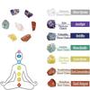 7 Chakra Gemstones Crystals Healing Hanging Ornaments Stones Reiki Wall Hanger Tassel