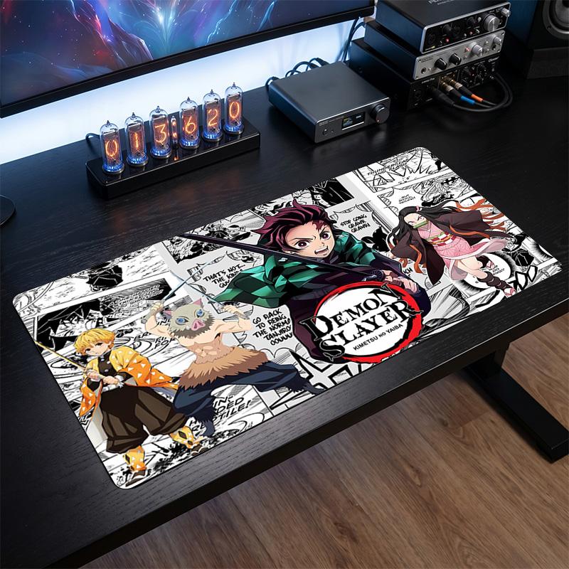 Demon Slayer Printed Mouse Pad Non-Slip Waterproof Rubber Desk Mat for Gaming Office Laptop Home Decor Gift