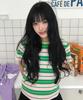 YOUHEE Футболки в конфетную полоску_Розовые
