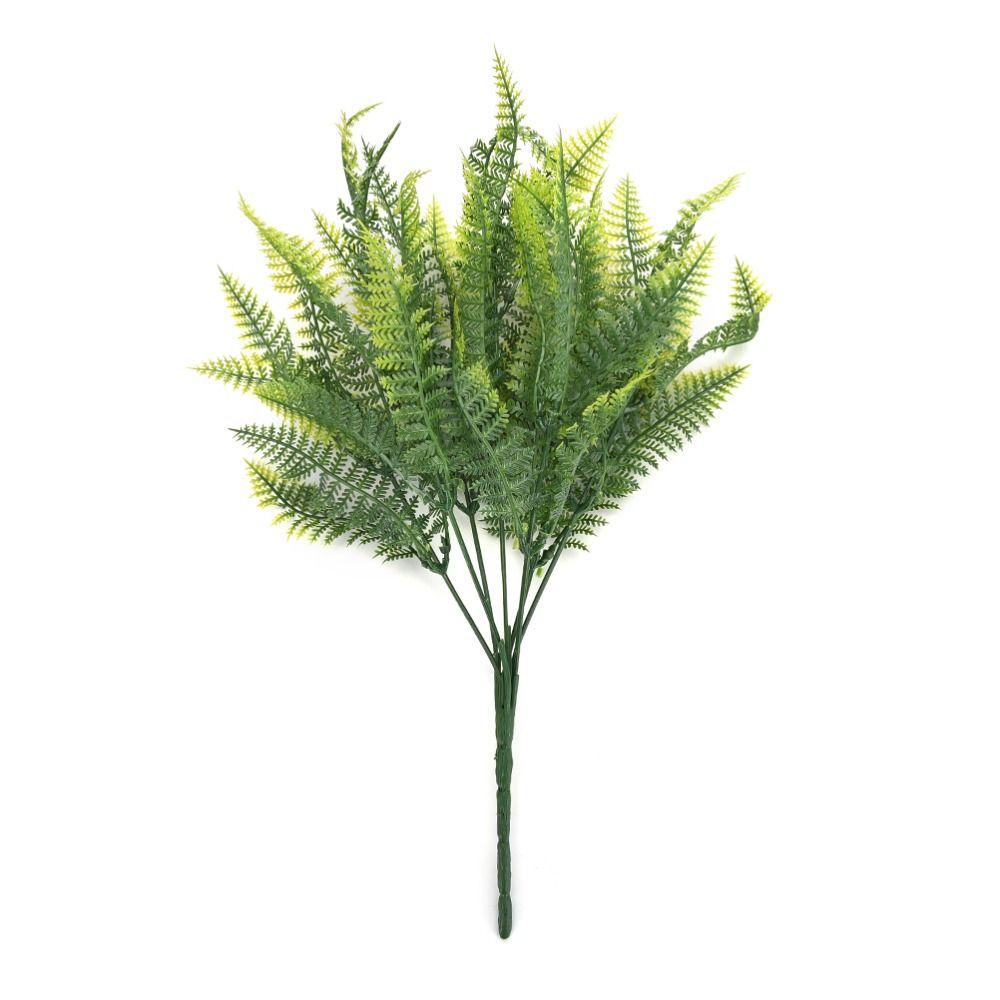 7 Branches Fern Artificial Plants Green Plastic Fake Flowers Photo Props DIY Accessories Flower Arrangements