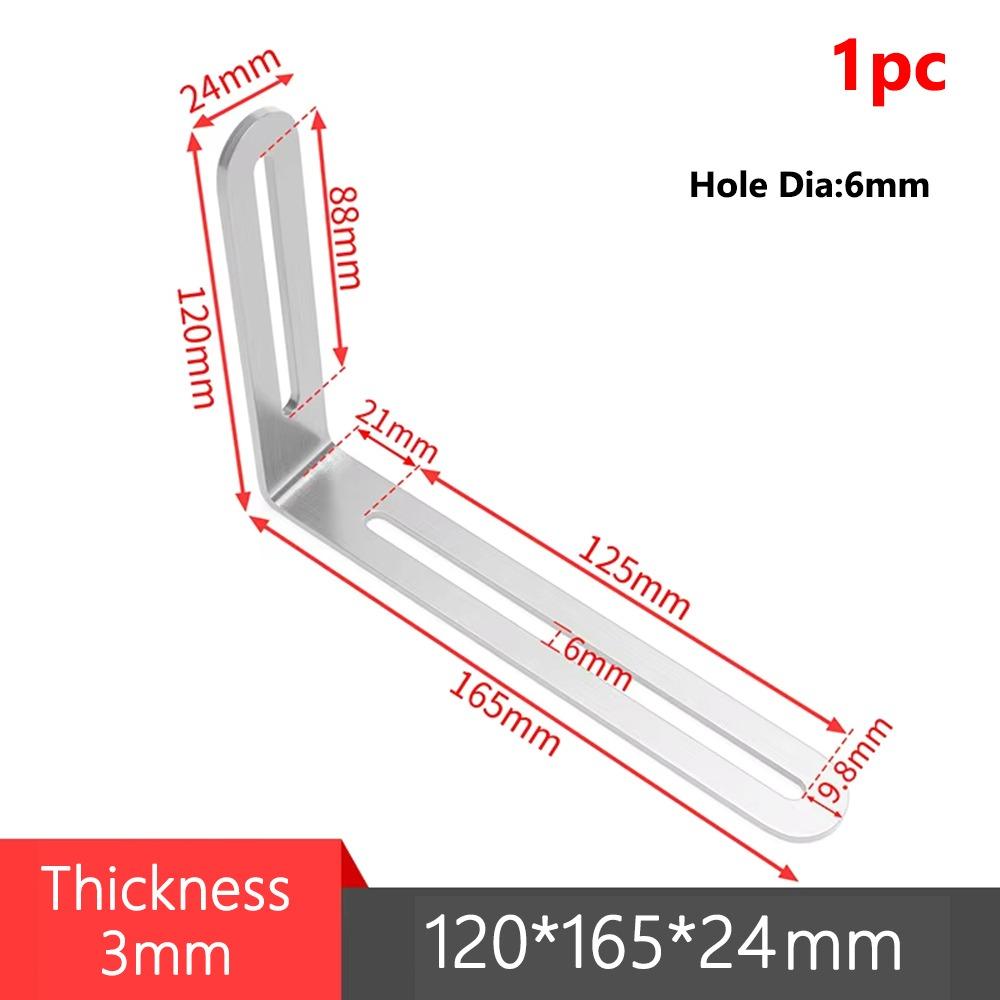 1/2Pcs 90 Degree Right Angle Corner Brace Joint Shelf Support Bracket Cabinet Screens Wall