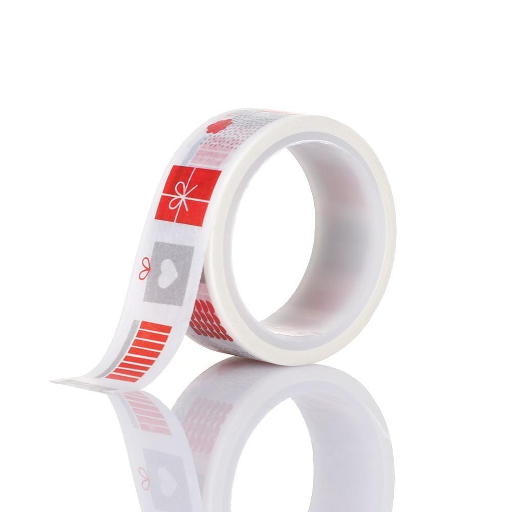 Sticker Scrapbooking Snow Deer Christmas Decor Tape Sticky Paper Masking Tape Christmas Tree