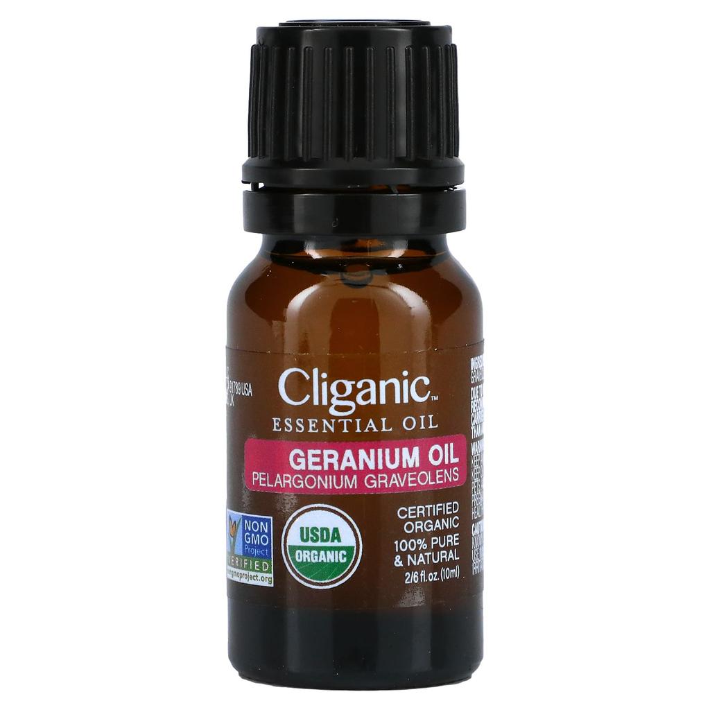 100% Pure Essential Oil, Geranium, 10Ml (0.33Fl Oz)
