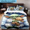 3pcs Space Wars 3pcs Bedding,Including 3pcs Duvet Cover And 2pcs Pillowcases Perfect for Christmas,Ideal for Bedroom, Dormitory