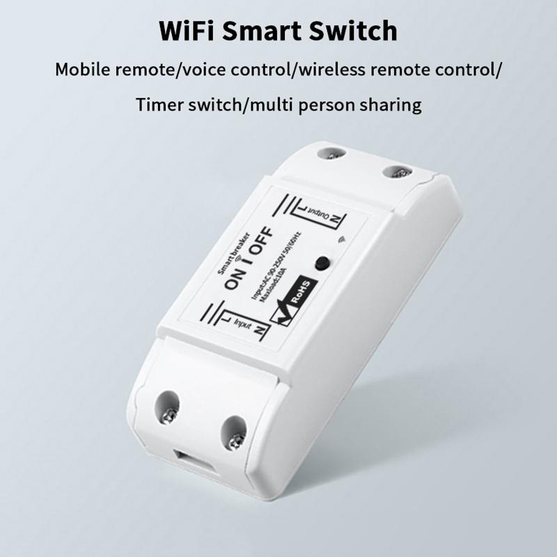 Wifi Switch Diy Mini Smart Home Switch Relay Module Smart Life App Wireless Voice Remote Control Timer Switch