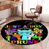 Sprunki Printed Round Rug Carpet Chair Rug Area Rug Entryway Doormats,for Office Chair Living Room Bedroom Kitchen Room.
