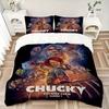3pcs Chucky Alterian Crew Season 1 Design Printed Quilt Set Soft and Comfortable Quilt Cover for Bedroom Set .H014