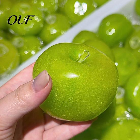 Tactile Sensory Tools Shapeable Fruit Stress Relief Toy, Handmade Squeeze Ball Fidget Desk Toys Realistic Moldable Toy for Anxiety Soft