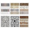 Series Leopard Nail Art Sticker 3D Nail Decals Nail Art Decorations Animal Tiger Nail Sticker