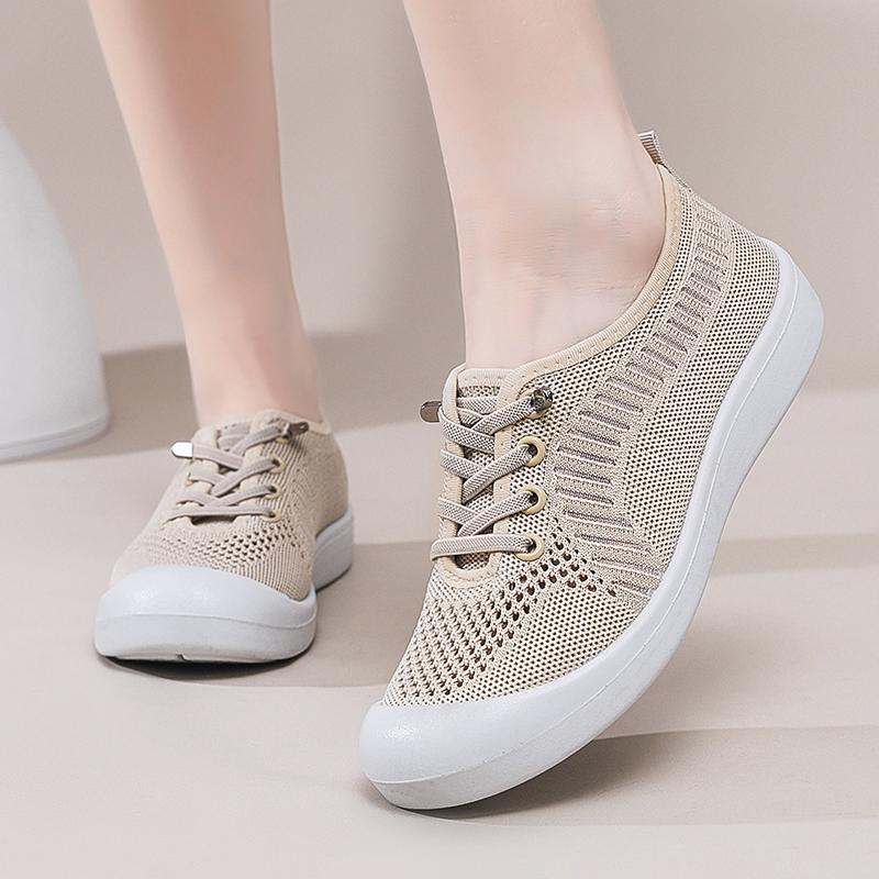 Модная женская летняя обувь Повседневные кроссовки Уличная обувь для путешествий Обувь для ходьбы Дышащая сетка Горная обувь Женская обувь 2025