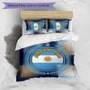 Argentina Football Printed Bedding 3 Piece Set Cozy Breathable Bed Cover Set as Housewarming Holiday Gift