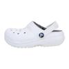 Classic Lined Casual Comfortable Warm Slippers Kids Slippers White Gray 207010-10M