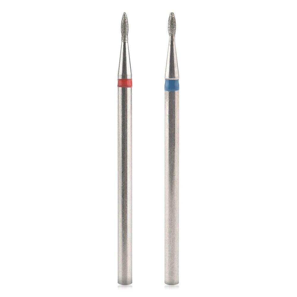 10 шт., сверла для ногтей, алмазные борфрезы, шлифовальные насадки, аксессуары для гель-лака для ногтей, инструмент для дизайна ногтей, хвостовик, резьба, полировка