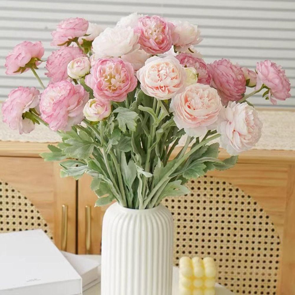 3 Головы Лютик Искусственные Цветы Шелковые Цветы Искусственный Букет Поддельные Цветы Украшения Дома