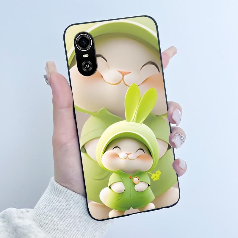 Для ZTE Blade A31 Plus / BladeA31 Чехол Матовый Черный Эстетичный Роскошный Милый Крутой Узор для Мальчиков Девочек Чехол Мягкий Силиконовый Задняя Крышка